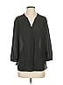 NYDJ Black 3/4 Sleeve Blouse Size S - photo 1