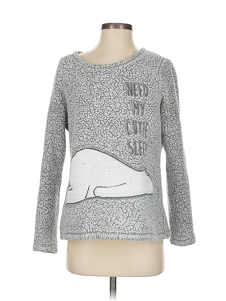 Pre-owned Serra Pullover Sweater In Silver