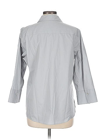 Foxcroft 3/4 Sleeve Button-Down Shirt (view 2)