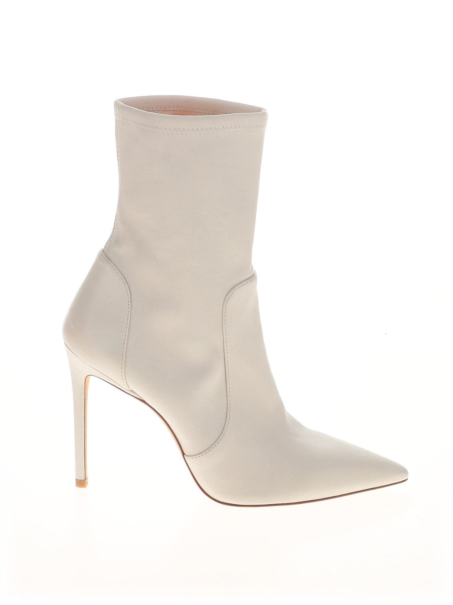 Stuart Weitzman Ivory White Ankle Boots Size 10