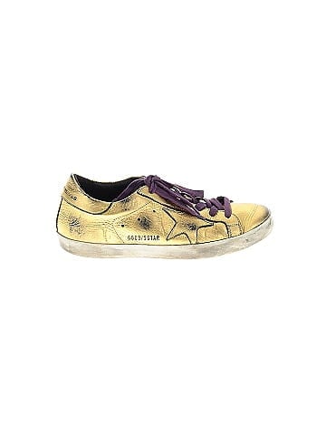 Golden Goose Leather Superstar Sneakers (view 1)