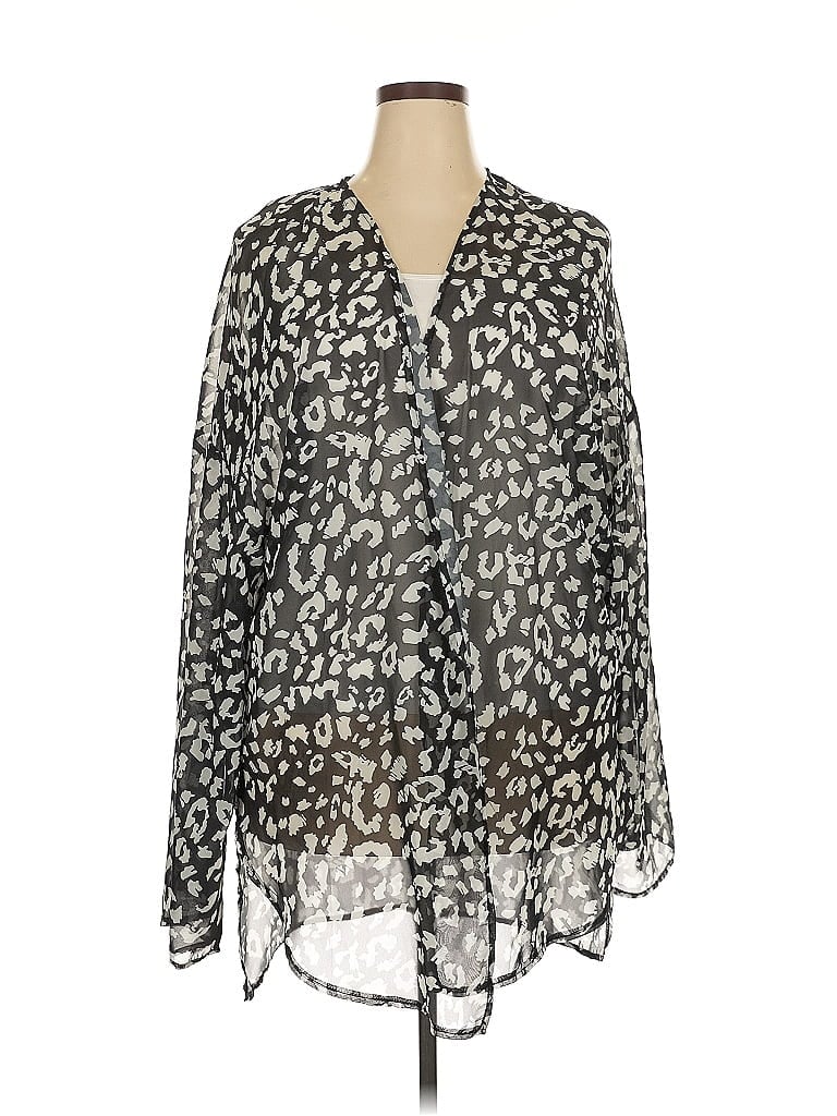 Pre-owned Unbranded Long Sleeve Blouse In Silver