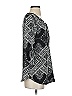 Espresso 100% Polyester Black 3/4 Sleeve Blouse Size S - photo 4