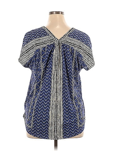 Lucky Brand Short Sleeve Blouse (view 2)