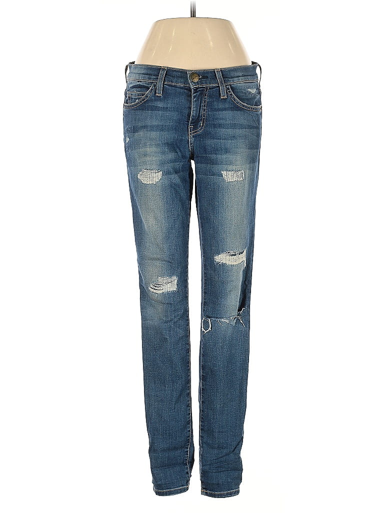 Pre-owned Current Elliott Jeans In Blue