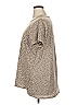 DG^2 by Diane Gilman Tweed Tan Short Sleeve T-Shirt Size 1X - photo 5