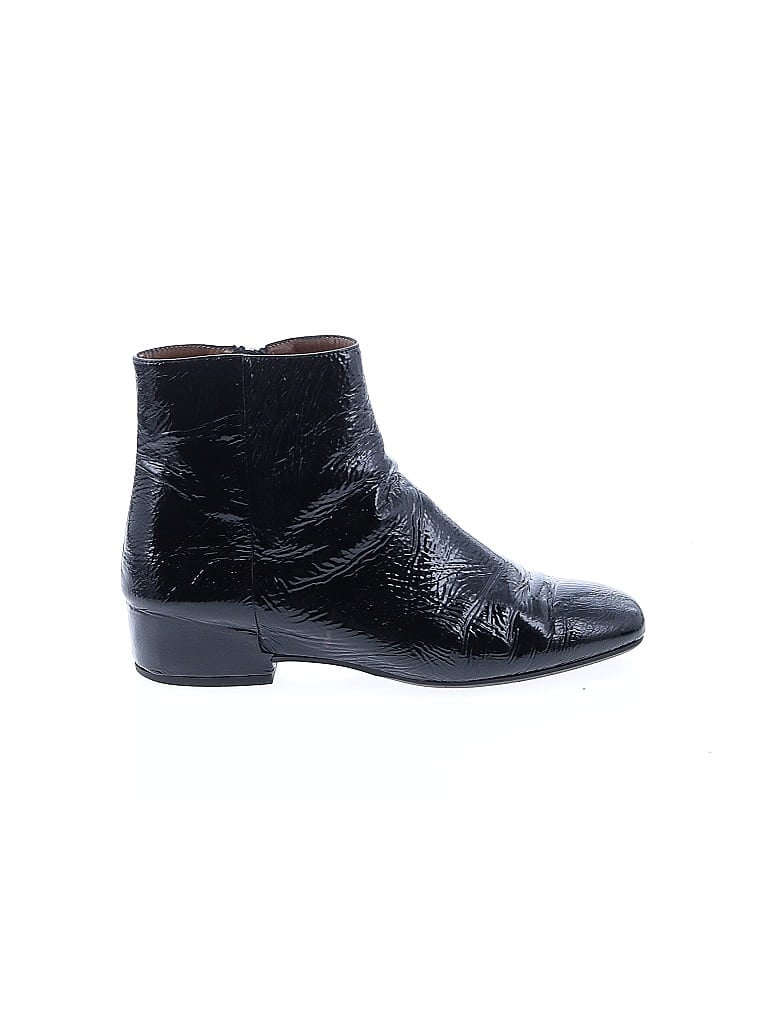 AQUATALIA Black Ankle Boots Size 7 - photo 1