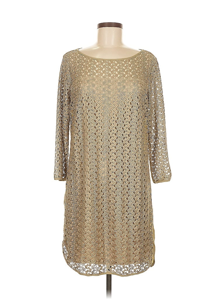 Pre-owned Hale Bob Casual Dress In Brown