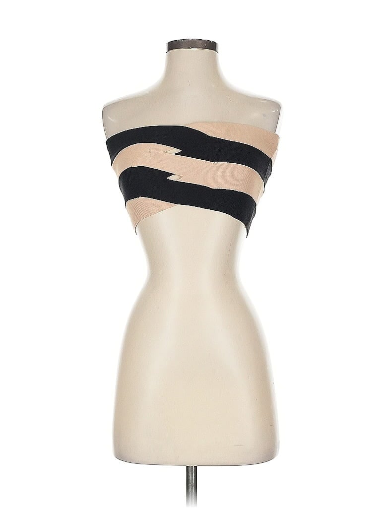 Click to view more detailed imagery on our partner's website Pre-owned Dion Lee Tube Top Tan Strapless Neckline Tops In Brown