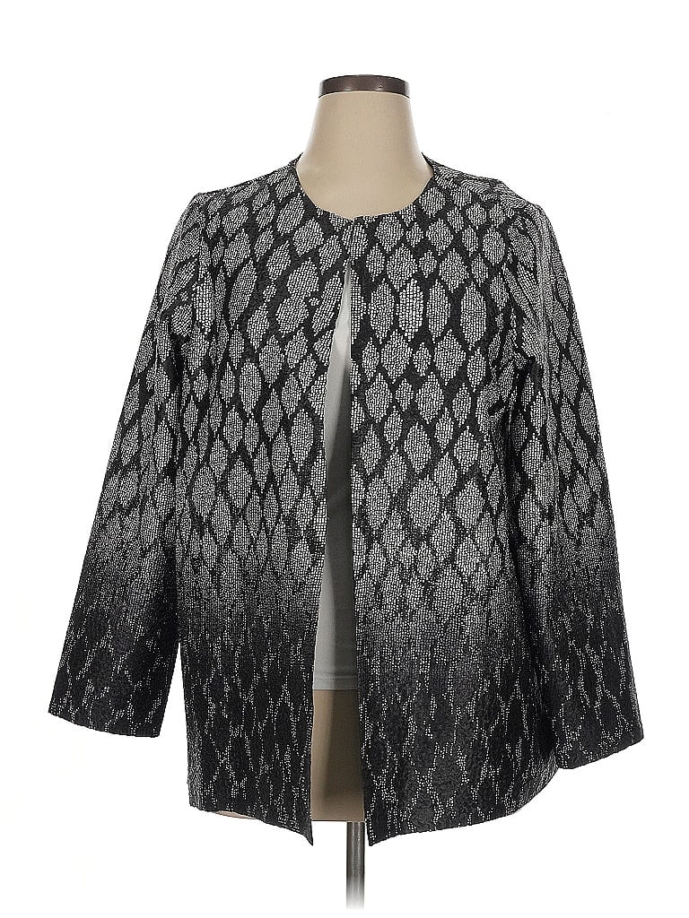 CATHERINES Pre-owned Cardigan Sweater In Silver