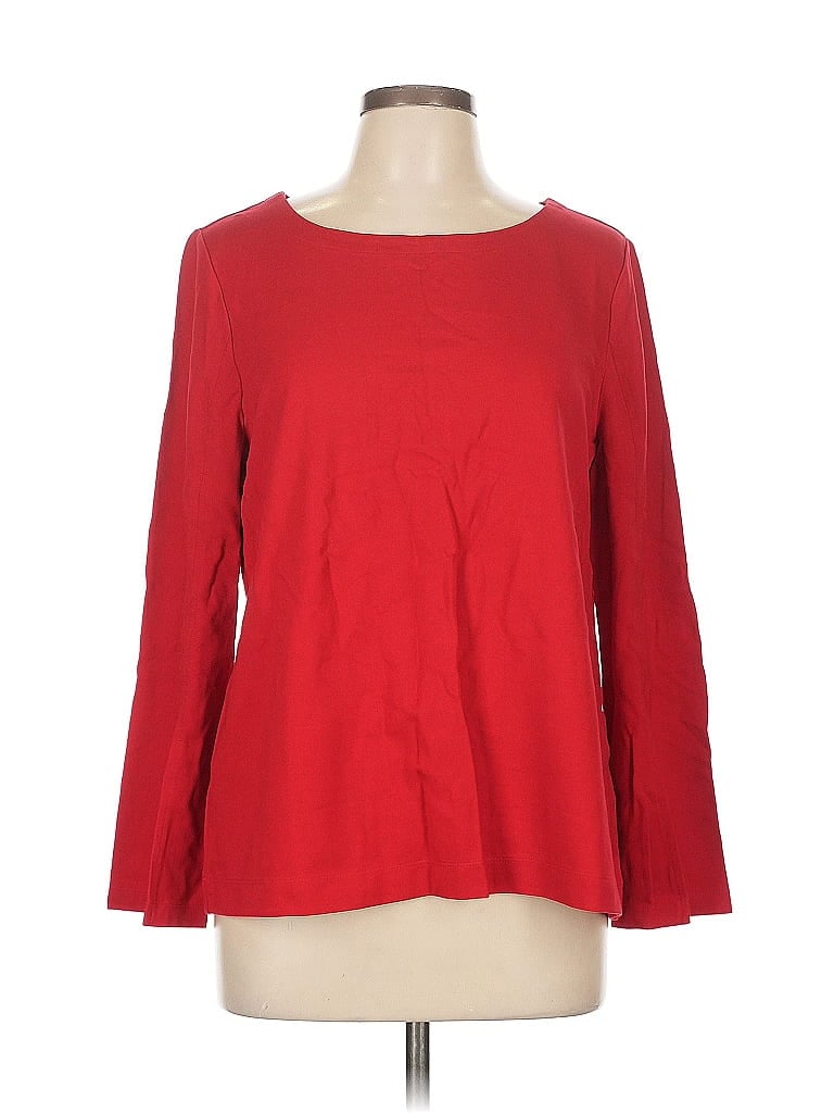 Click to view more detailed imagery on our partner's website Pre-owned Chico's 3/4 Sleeve T-shirt In Red
