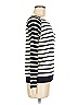 Allude 100% Virgin Wool Stripes Ivory Wool Pullover Sweater Size M - photo 4