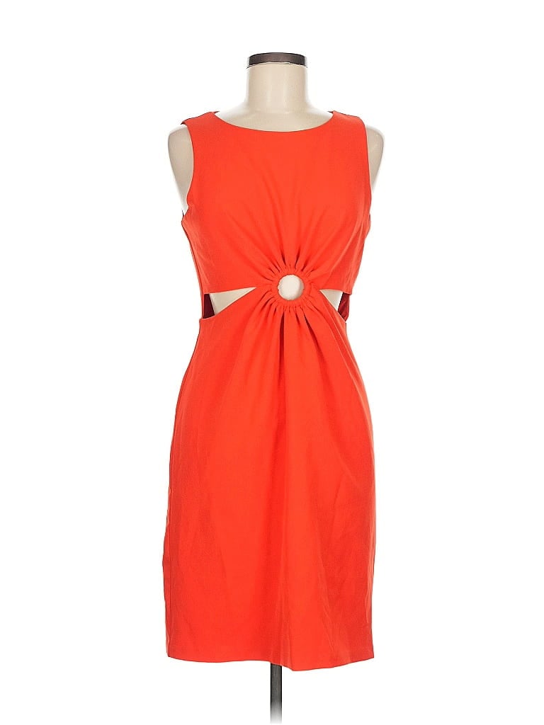 Pre-owned Julia Jordan Cocktail Dress In Orange