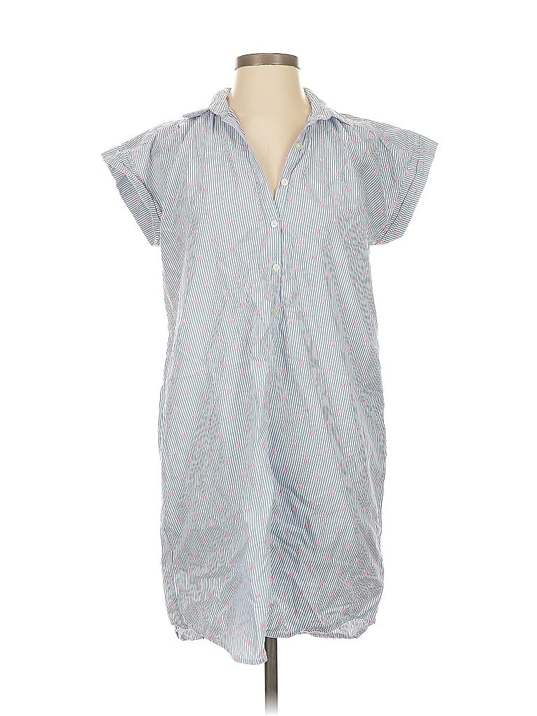 Pre-owned Ann Taylor Loft Casual Dress In Blue