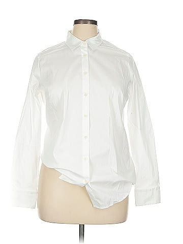 Ann Taylor Long Sleeve Button-Down Shirt (view 1)