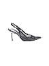 Dolce & Gabbana Gray Black Heels Size EU 37 1/2 - photo 1