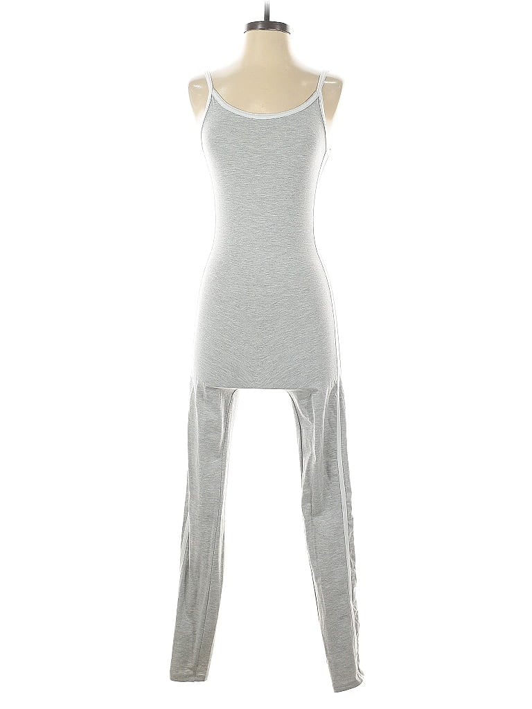 Pre-owned Fashion Nova Jumpsuit In Gray