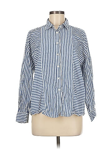 Elizabeth and James Long Sleeve Button-Down Shirt (view 1)