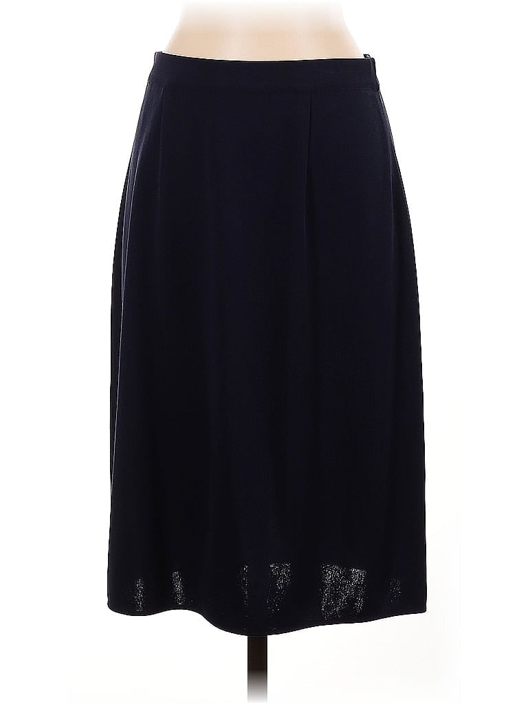 Pre-owned Misook Formal Skirt In Blue