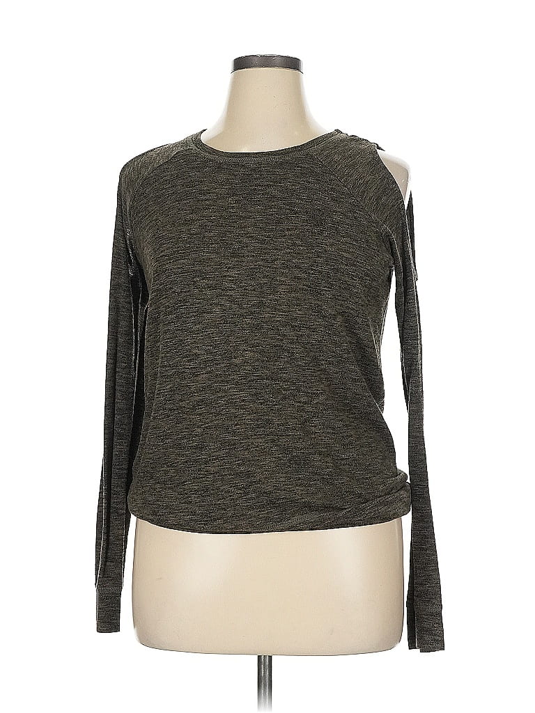 Pre-owned No Boundaries Long Sleeve T-shirt In Gray