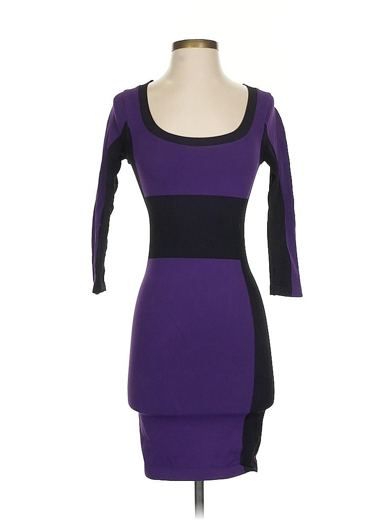 Pre-owned Bebe Cocktail Dress In Purple