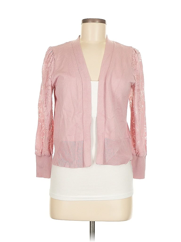 Pre-owned 89th & Madison Cardigan Sweater In Pink