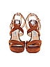 Jimmy Choo 100% Suede Solid Brown Suede Sandals Size EU 37 - photo 2