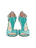 Jimmy Choo 100% Patent Leather Color Block Teal Wedges Size EU 39 1/2 - photo 2