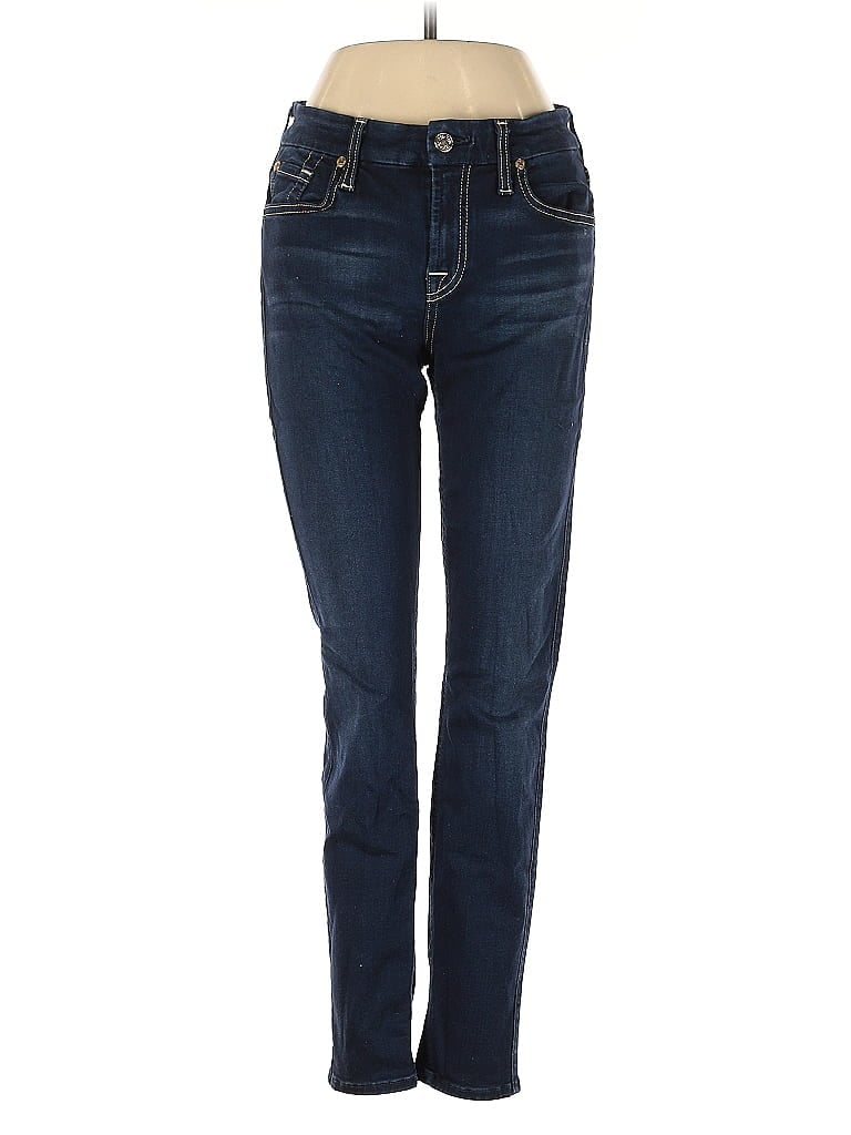 Pre-owned 7 For All Mankind Jeans In Blue