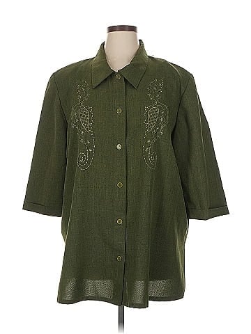 Pride & Joy 3/4 Sleeve Button-Down Shirt (view 1)