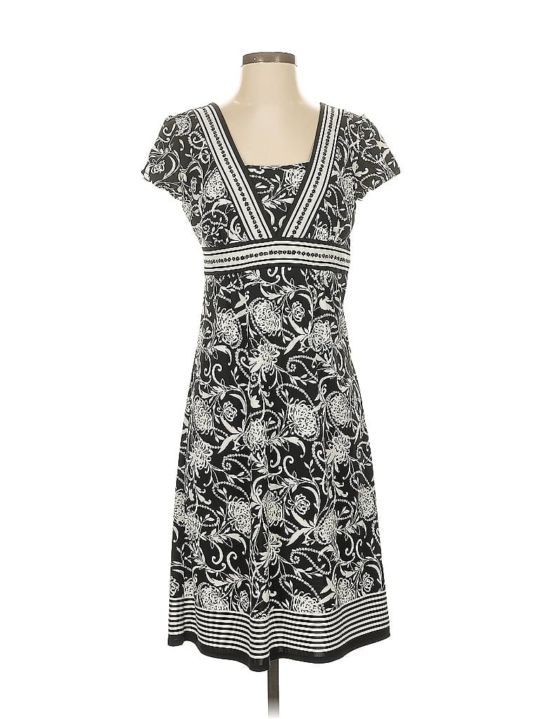 Pre-owned Ann Taylor Loft Casual Dress In Gray