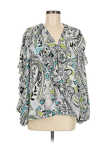 Black Label by Chico's Long Sleeve Blouse (view 1)