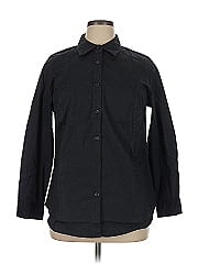 Jessica London Long Sleeve Button Down Shirt