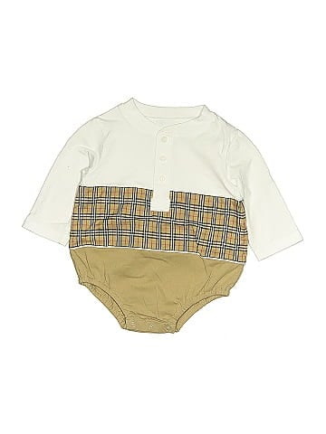 Burberry Long Sleeve Onesie (view 1)