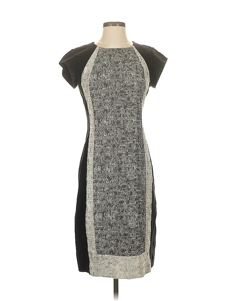 Pre-owned Lafayette 148 Casual Dress In Black