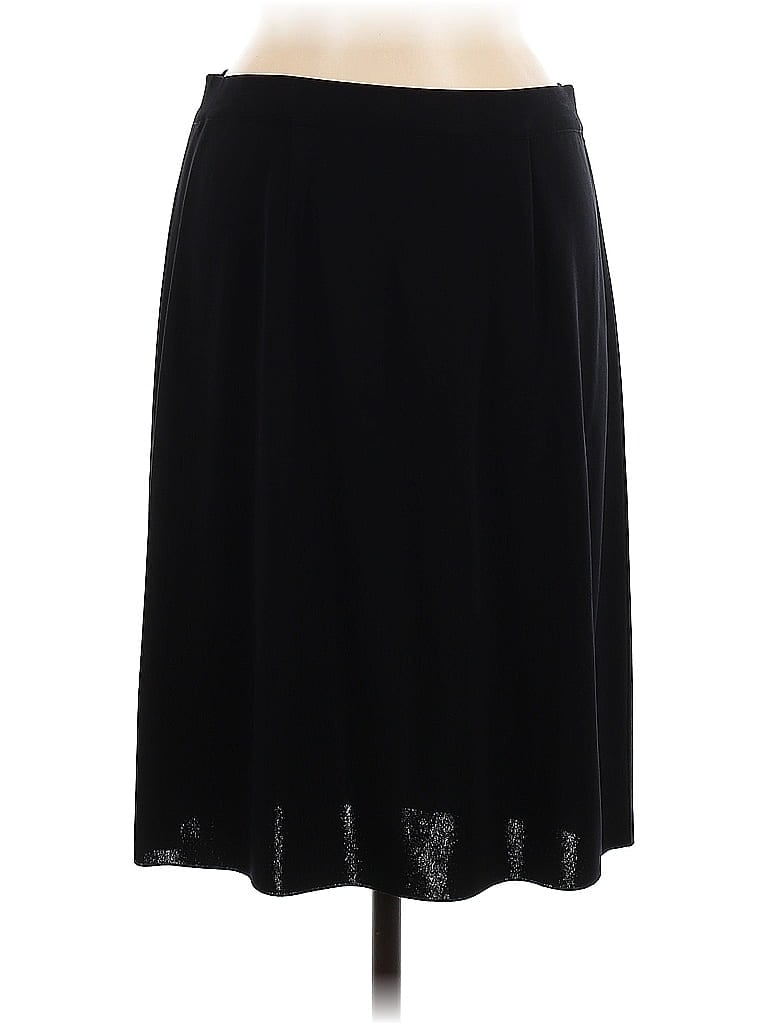 Pre-owned Misook Formal Skirt In Black