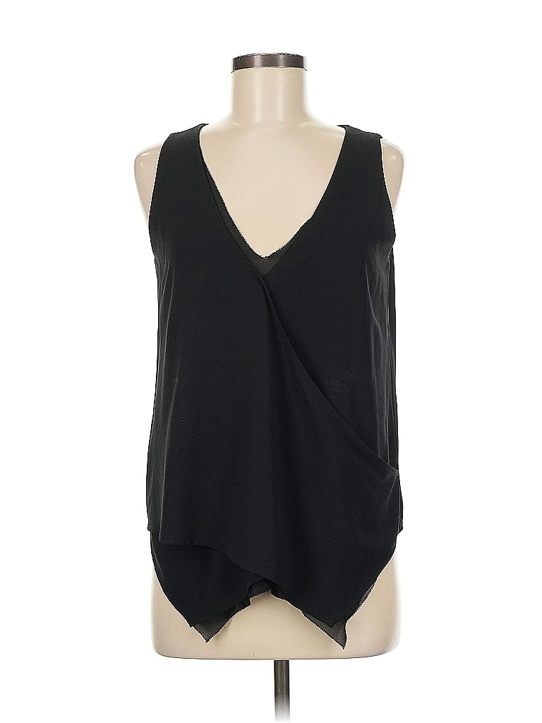 Pre-owned Cooper & Ella Sleeveless Blouse In Black