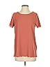 Vanilla Bay Orange Short Sleeve Top Size S - photo 1