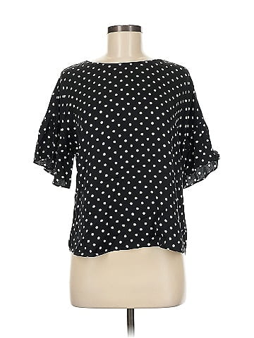 Slate & Willow Short Sleeve Silk Top (view 1)