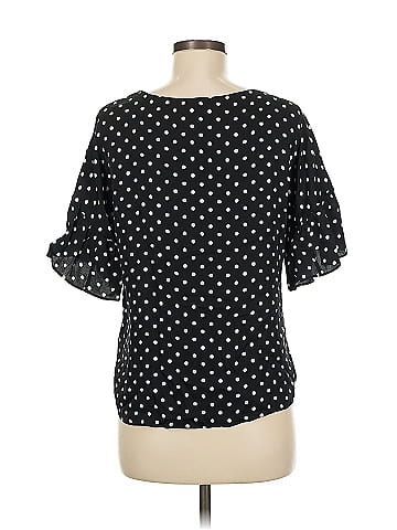 Slate & Willow Short Sleeve Silk Top (view 2)