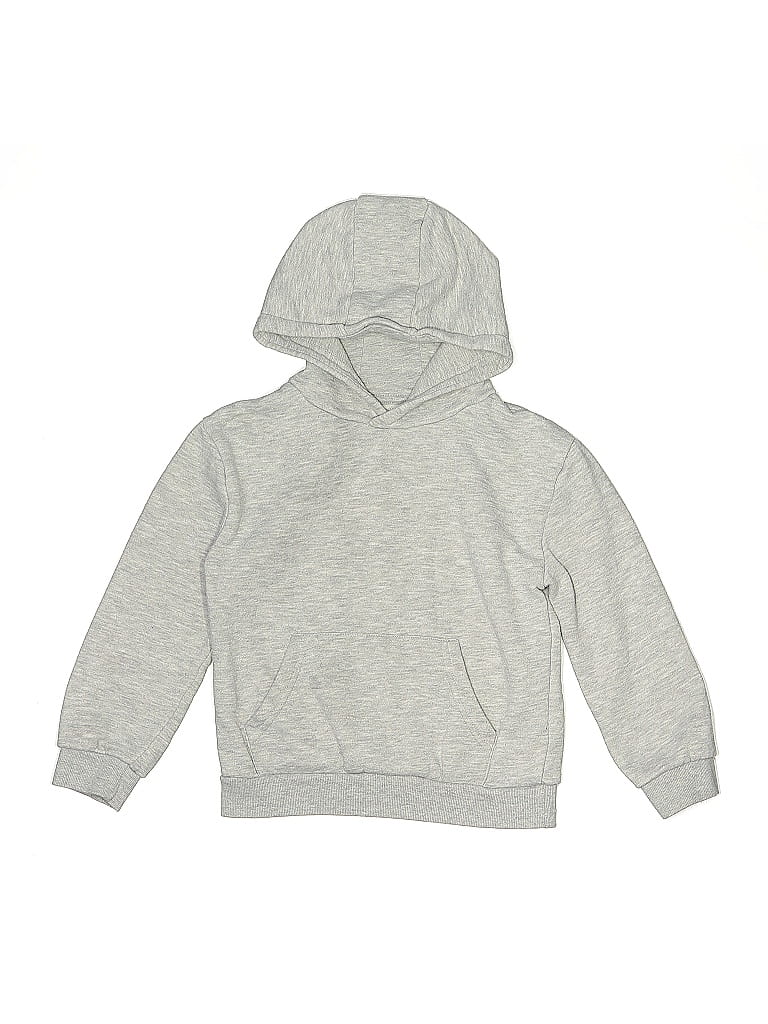 Pre-owned Primark Kids' Pullover Hoodie In Silver