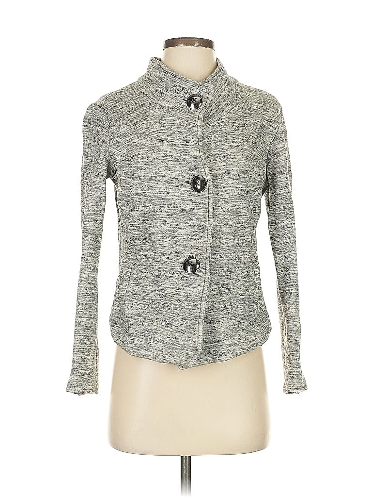 Pre-owned Cabi Cardigan Sweater In Gray
