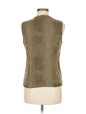 Robbie Bee Sleeveless Silk Top (view 2)