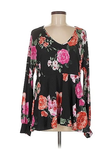White Birch Long Sleeve Blouse (view 1)