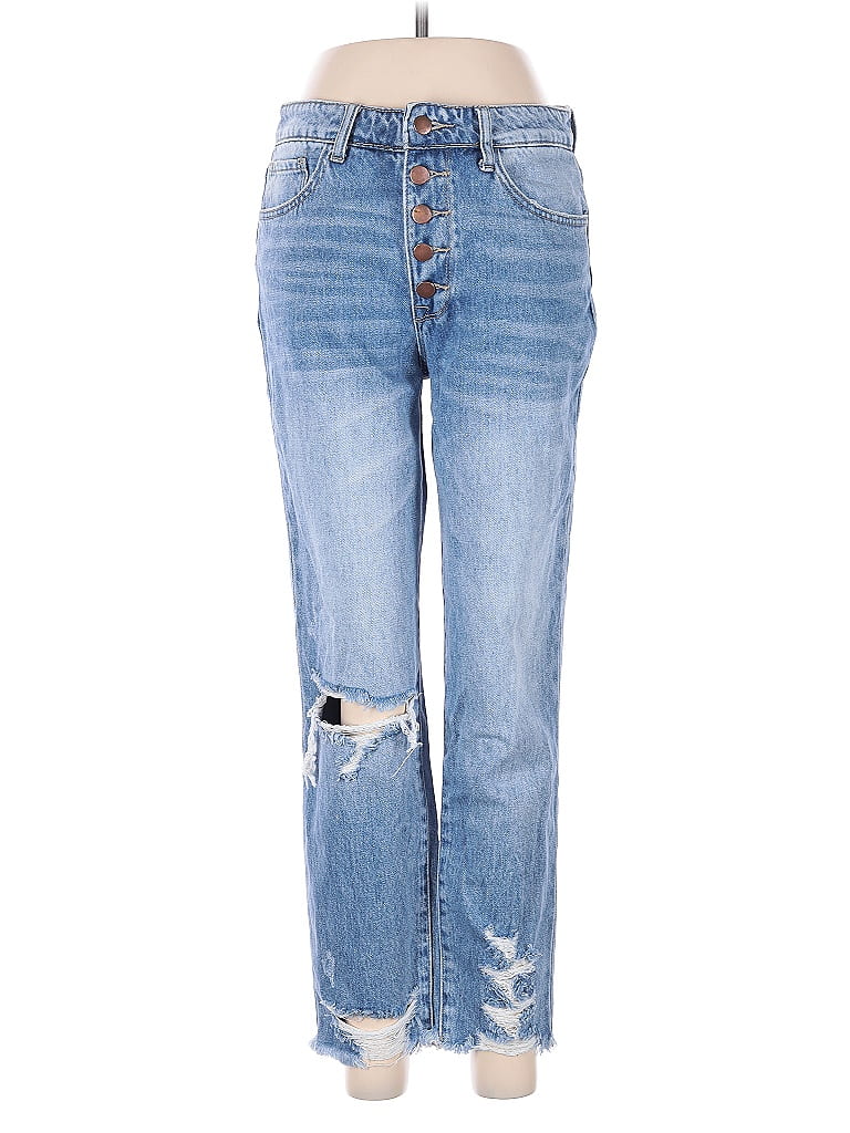 Pre-owned Pink Lily Jeans In Blue