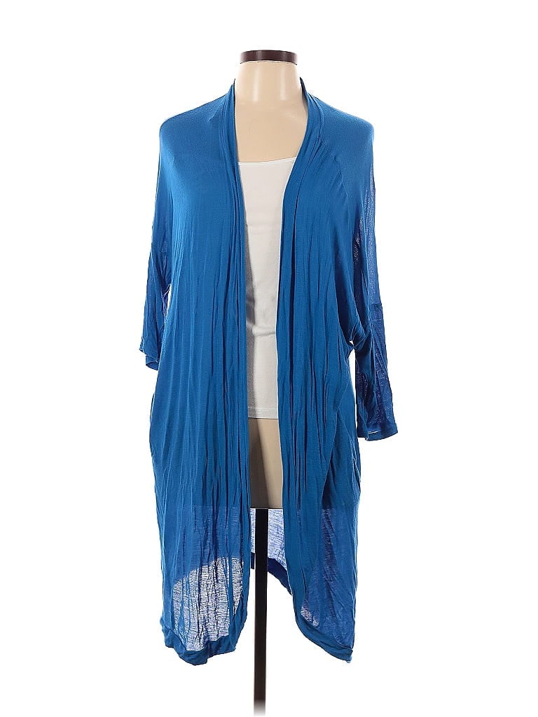 Pre-owned Signature Studio Cardigan Sweater In Blue