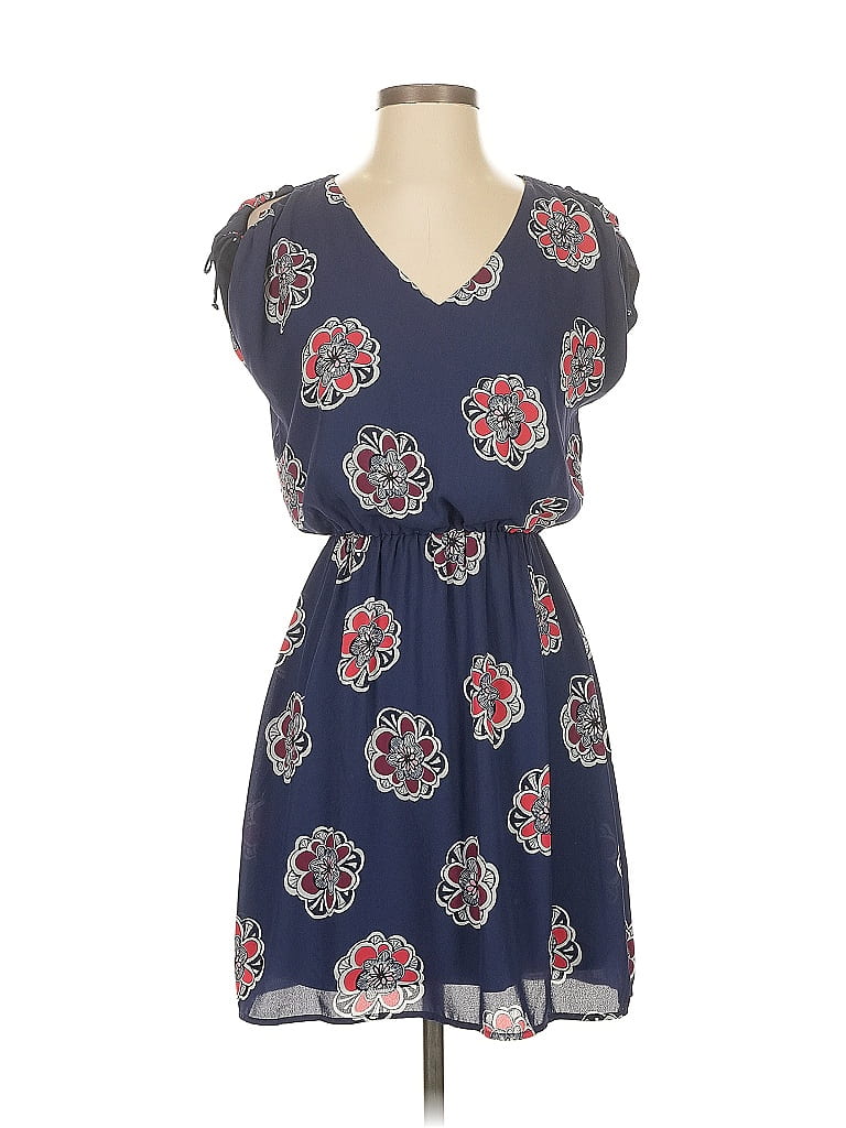 Pre-owned Express Casual Dress In Blue