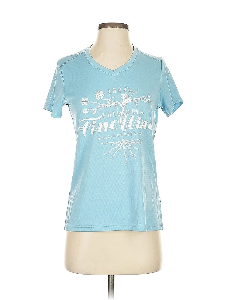 Pre-owned Assorted Brands Short Sleeve T-shirt In Blue