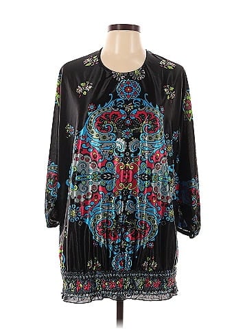 Rampage 3/4 Sleeve Blouse (view 1)