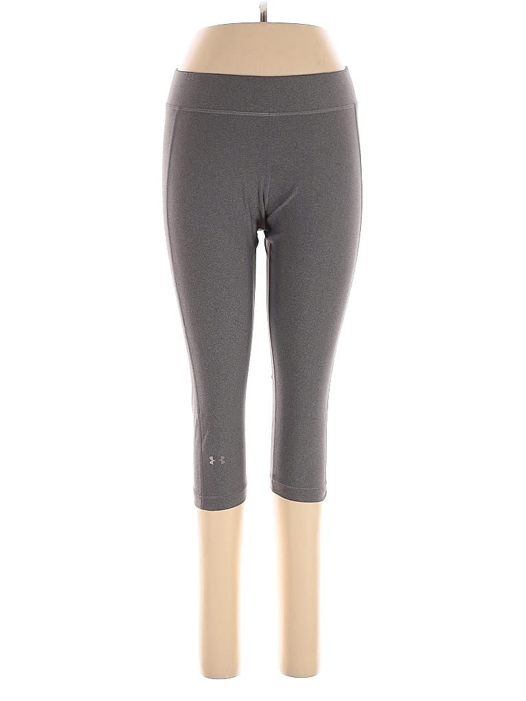 Pre-owned Under Armour Active Pants In Gray